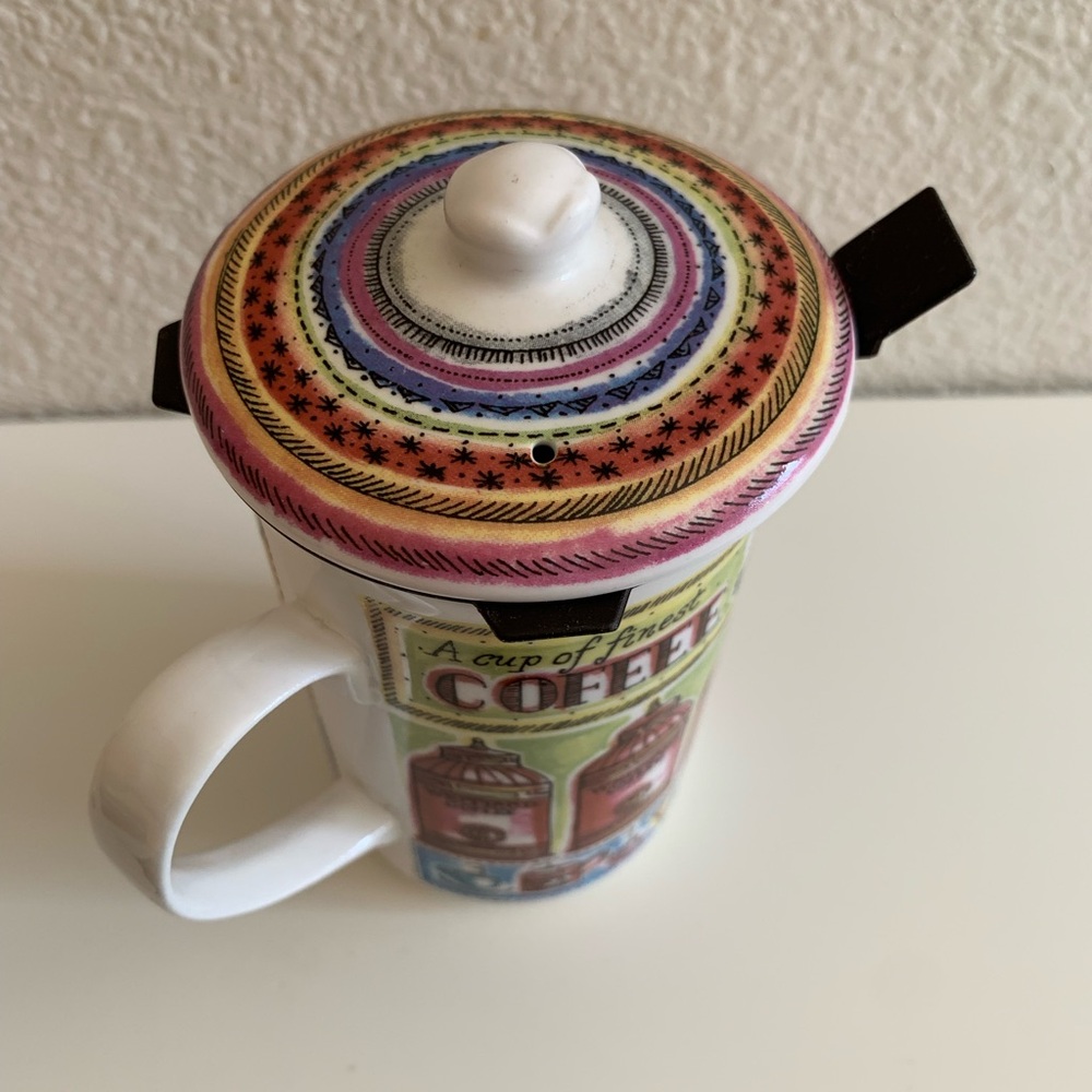 George Multicolor Coffee French Press Mug - Picture 5 of 11